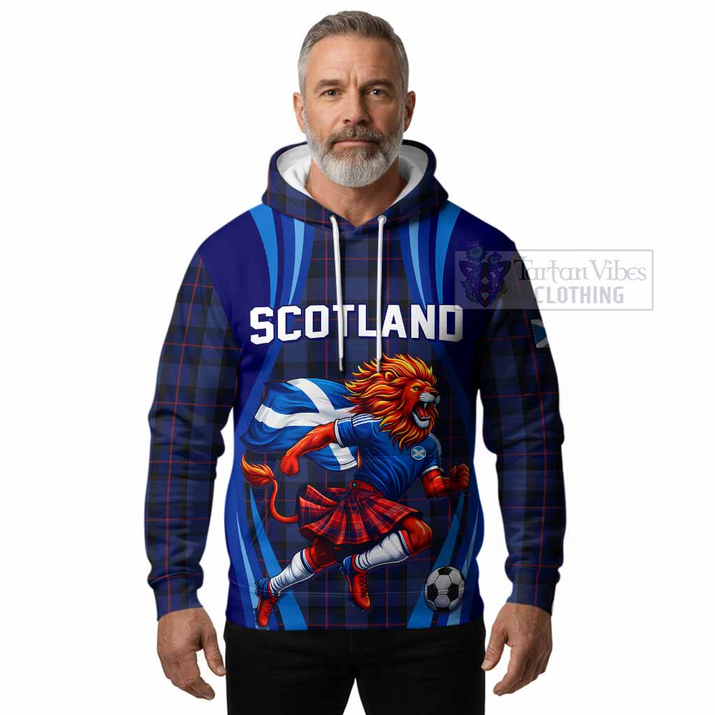 Rangers Scotland Football Tartan Hoodie Lion Mascot Go Scottish