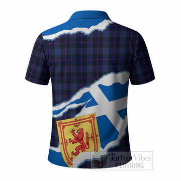 Rangers Scotland Football Tartan Polo Shirt We'll Be Coming