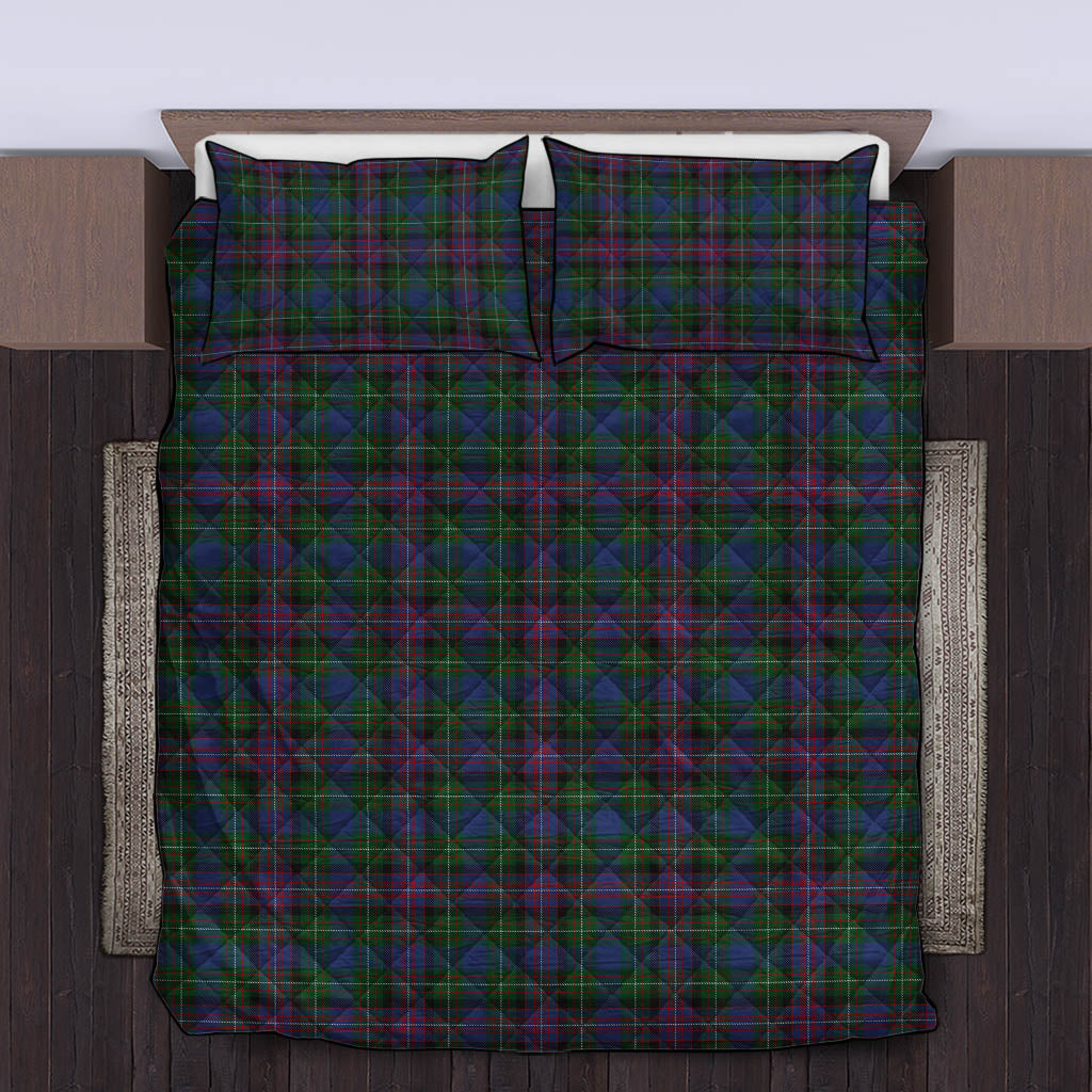 Rankin Tartan Quilt Bed Set King - Tartan Vibes Clothing