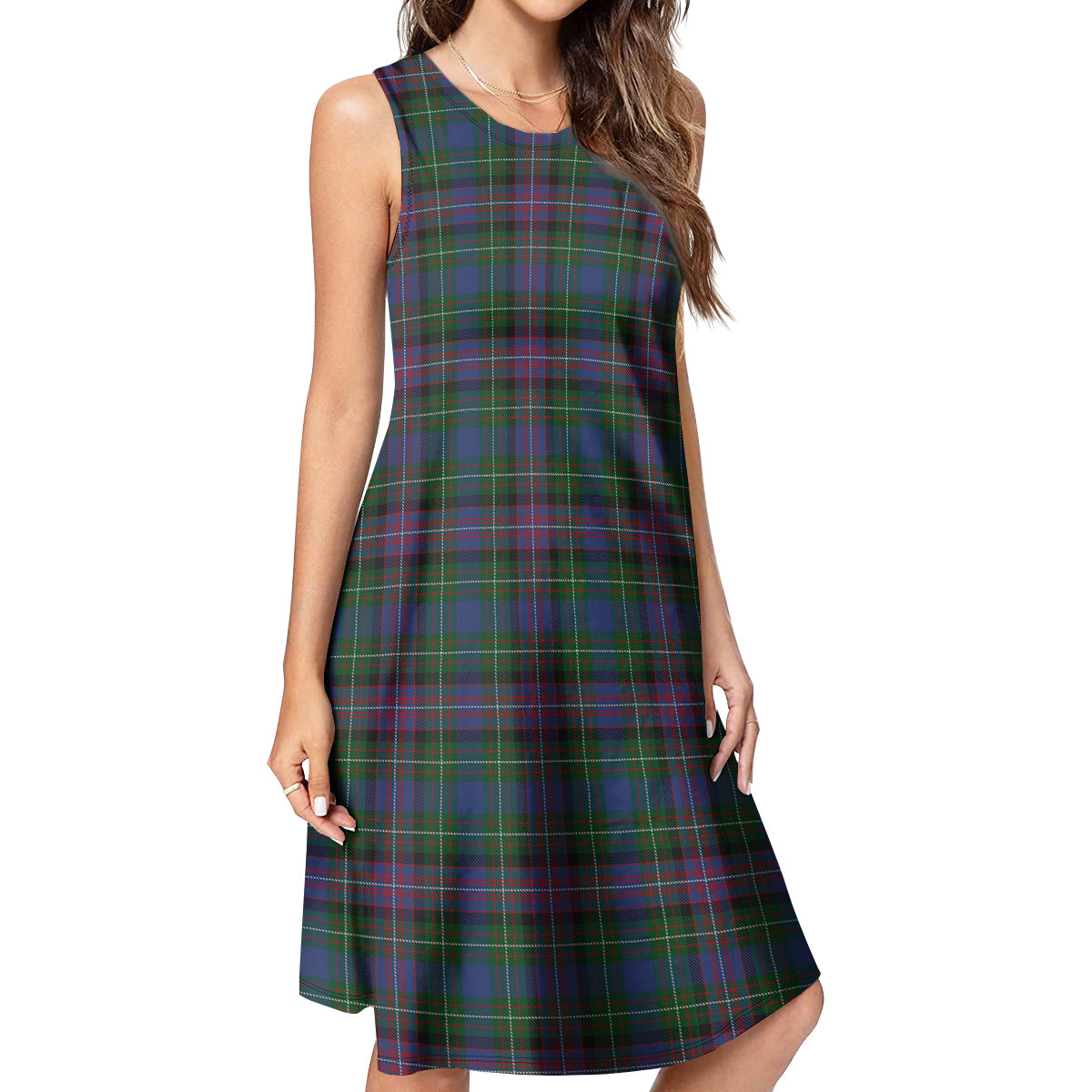 Rankin Tartan Womens Casual Dresses 4XL - Tartan Vibes Clothing