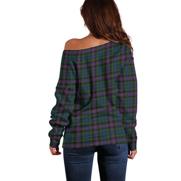 Rankin Tartan Off Shoulder Women Sweater - Tartan Vibes Clothing