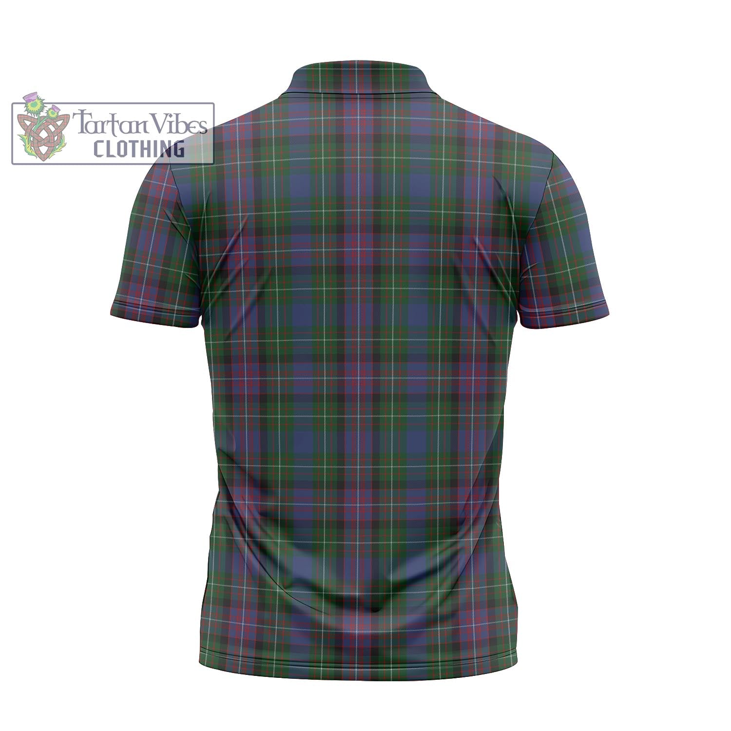 Rankin Tartan Zipper Polo Shirt - Tartan Vibes Clothing