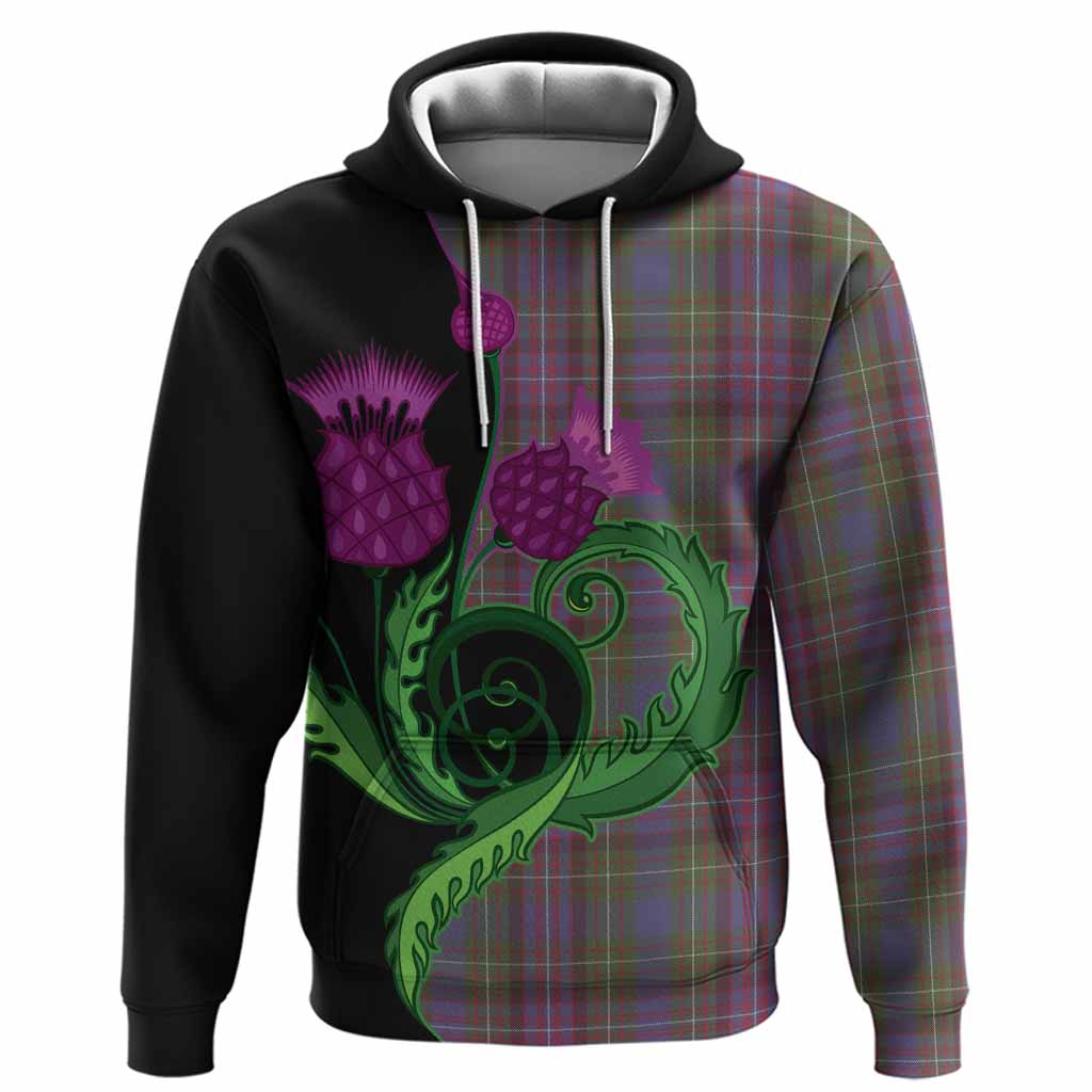 Rankin Tartan Hoodie Traditional Scottish Thistle