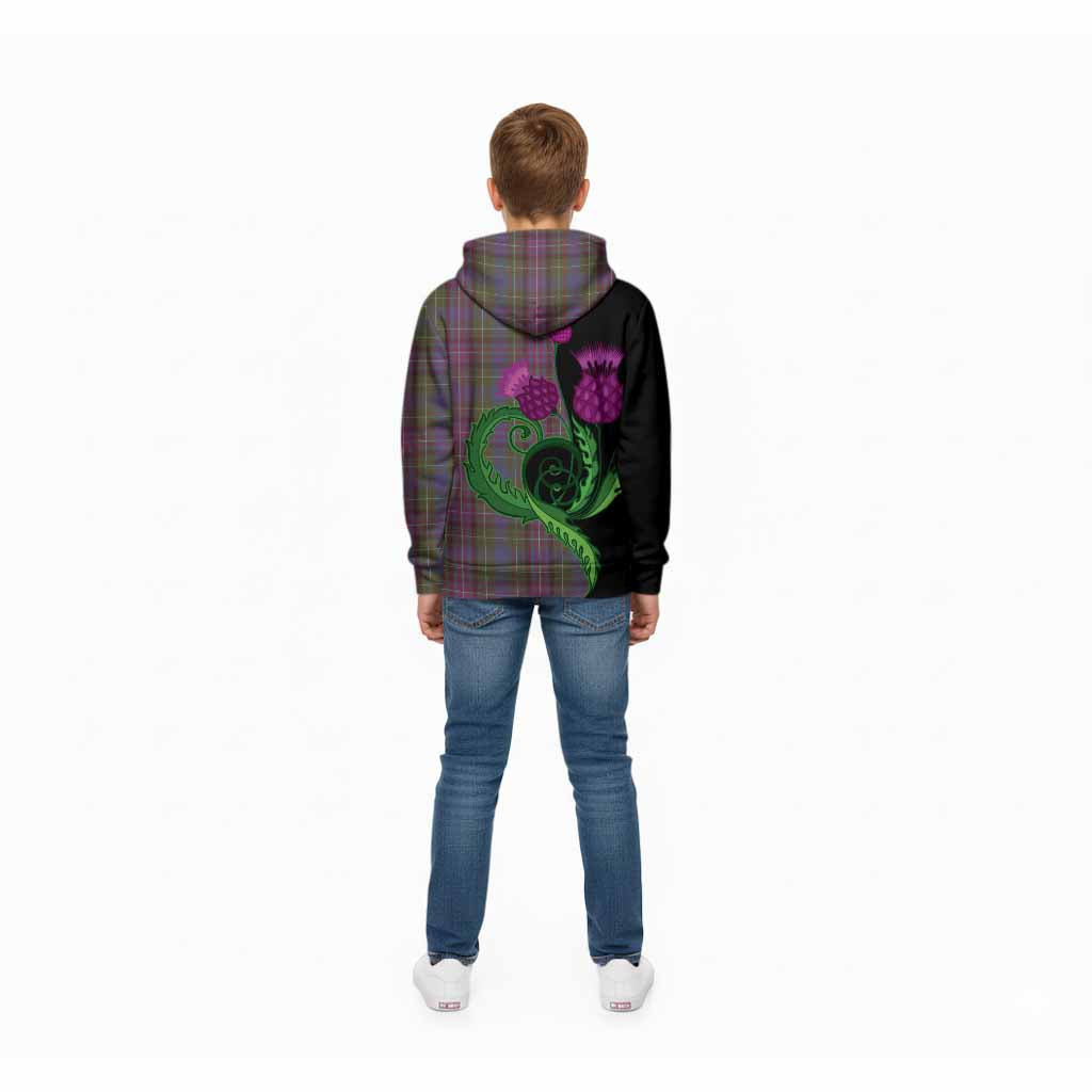 Rankin Tartan Kid Hoodie Traditional Scottish Thistle