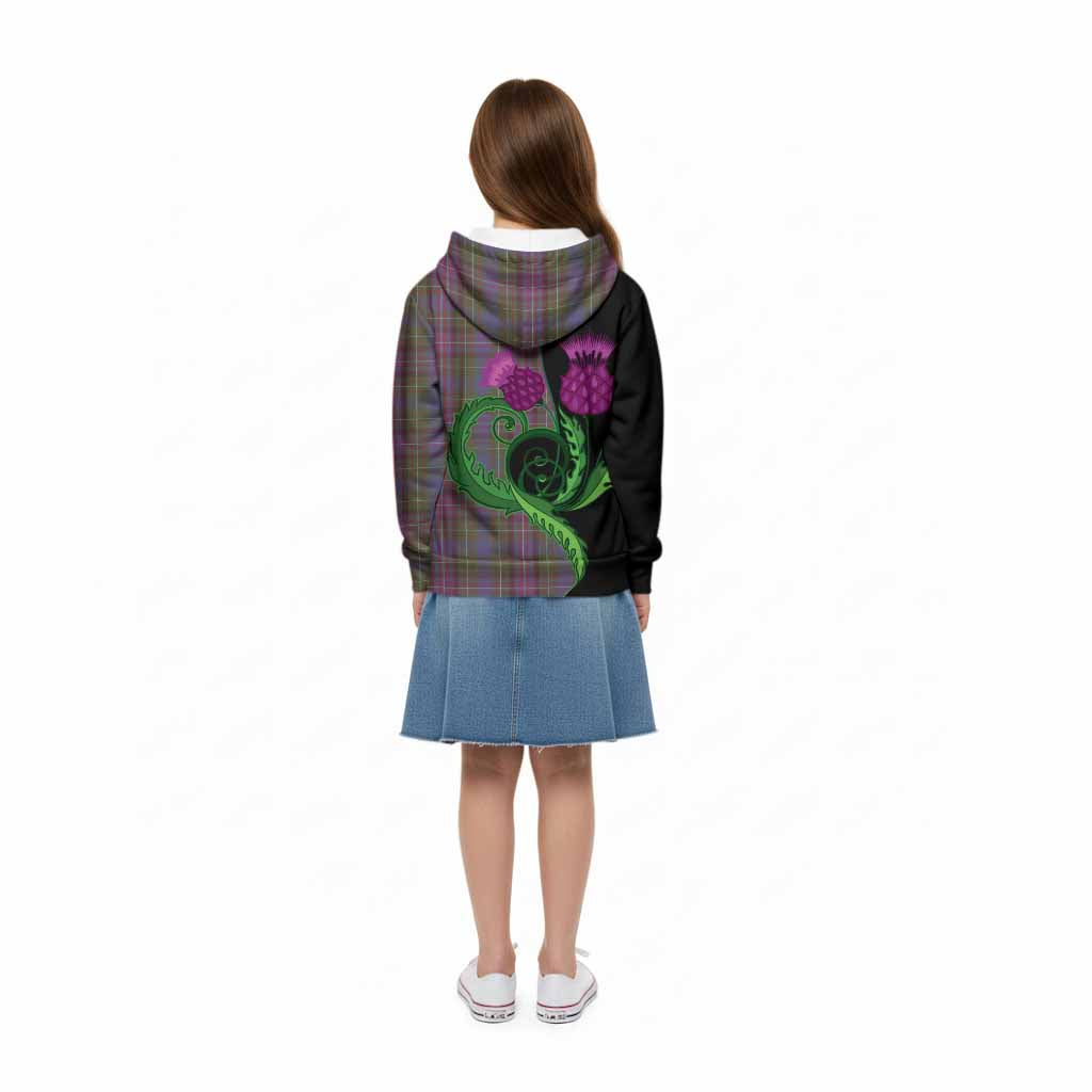 Rankin Tartan Kid Hoodie Traditional Scottish Thistle