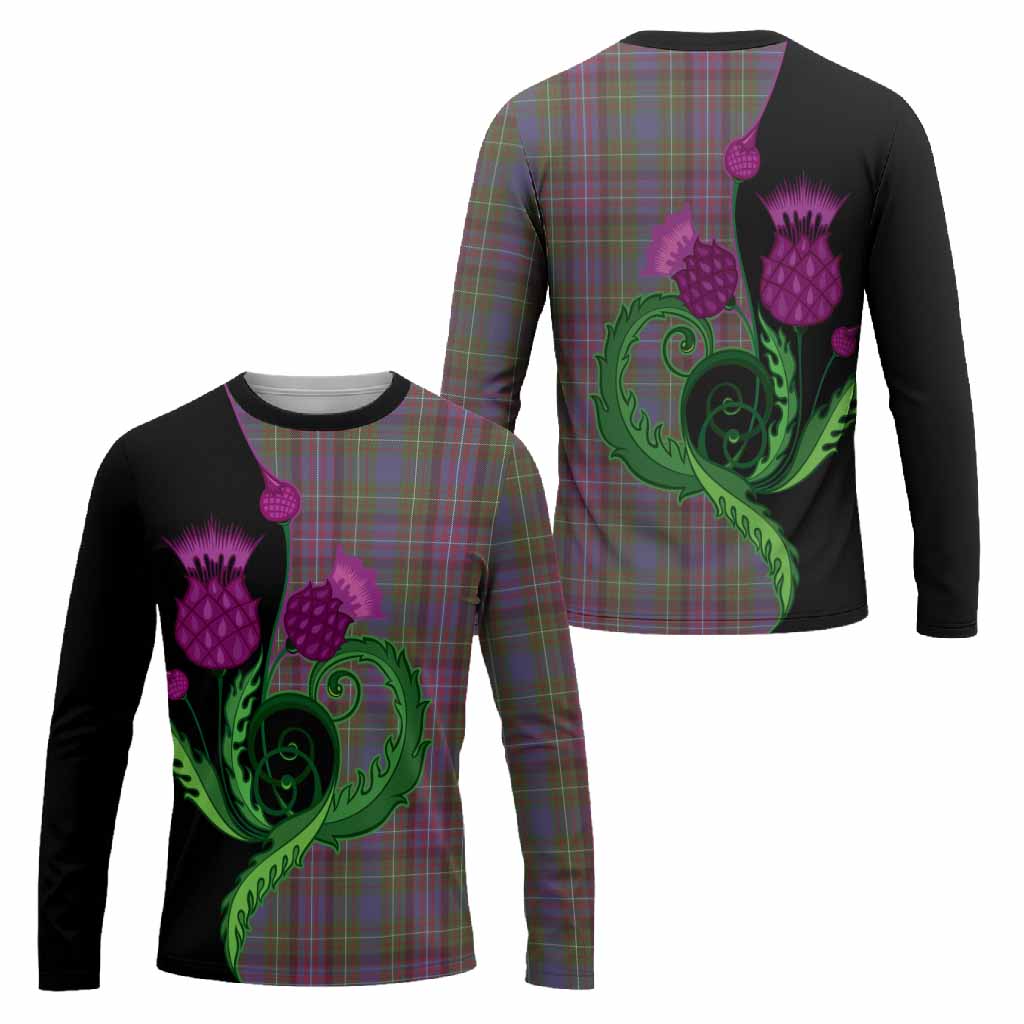 Rankin Tartan Long Sleeve T-Shirt Traditional Scottish Thistle