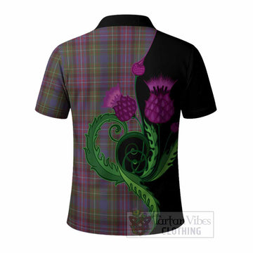 Rankin Tartan Polo Shirt Traditional Scottish Thistle
