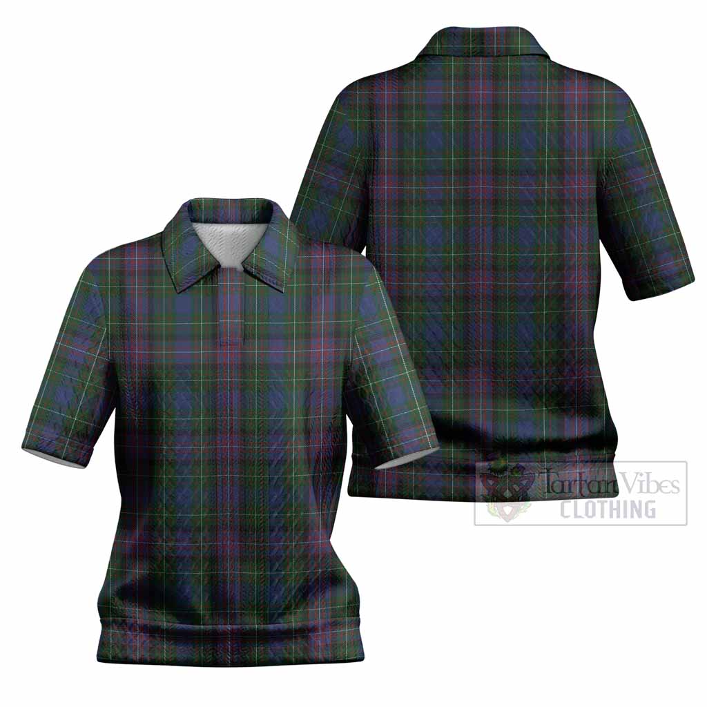 Rankin Tartan Women’s Polo Sweater Top