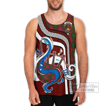 Rattray Tartan Men's Tank Top with Epic Bagpipe Style