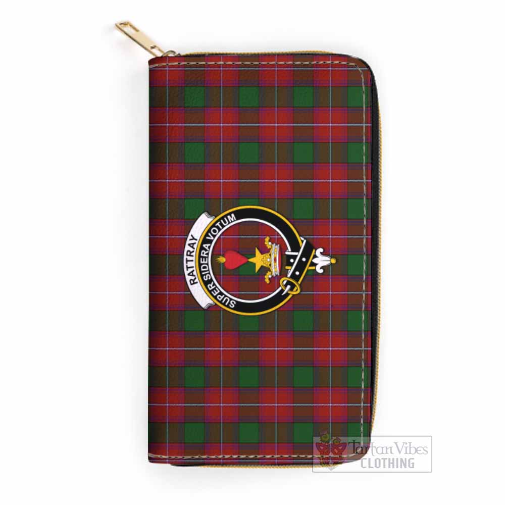 Tartan Vibes Clothing Rattray Tartan Women's Leather Wallet with Family Crest