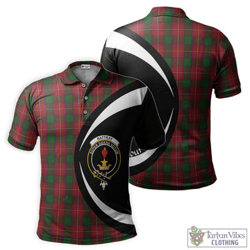 Rattray Tartan Men's Polo Shirt with Family Crest Circle Style Kid - Tartan Vibes Clothing