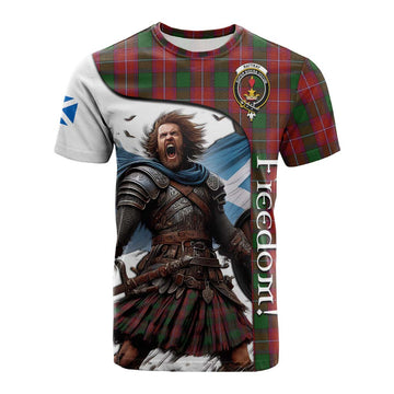 Rattray Crest Tartan Cotton T-shirt Inspired by the Freedom of Scottish Warrior