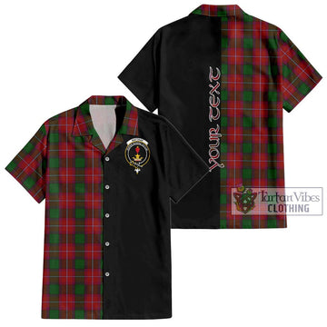 Rattray Tartan Hawaiian Shirt with Family Crest and Half Of Me Style