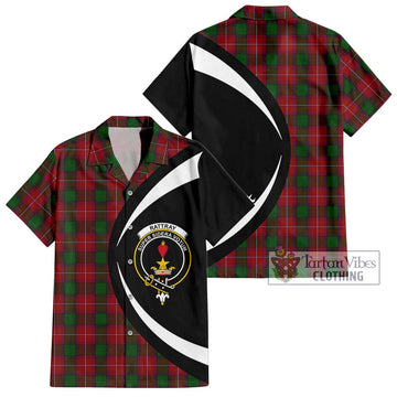 Rattray Tartan Hawaiian Shirt with Family Crest Circle Style