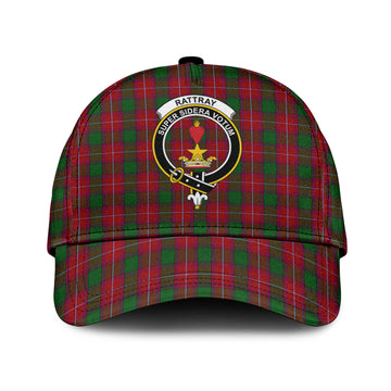 Rattray Tartan Classic Cap with Family Crest