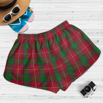 Rattray Tartan Womens Shorts with Family Crest