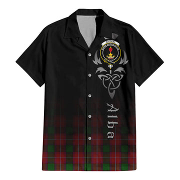 Rattray Tartan Hawaiian Shirt Shirt Featuring Alba Gu Brath Family Crest Celtic Inspired