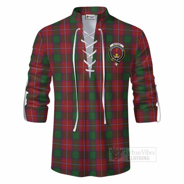 Tartan Vibes Clothing Rattray Tartan Ghillie Kilt Shirt with Family Crest DNA In Me Style