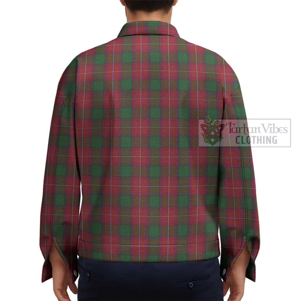 Rattray Tartan Unisex Lapel Cotton Jacket - Tartan Vibes Clothing