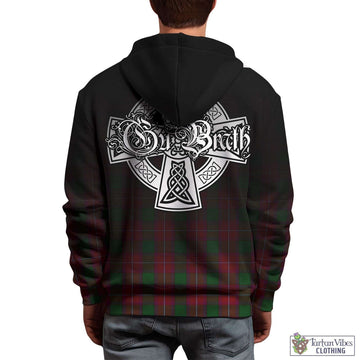 Tartan Vibes Clothing Rattray Tartan Hoodie Featuring Alba Gu Brath Family Crest Celtic Inspired