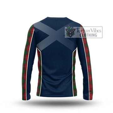 Rattray Tartan Long Sleeve T-Shirt with Family Crest and Lion Rampant Vibes Sport Style - Tartan Vibes Clothing
