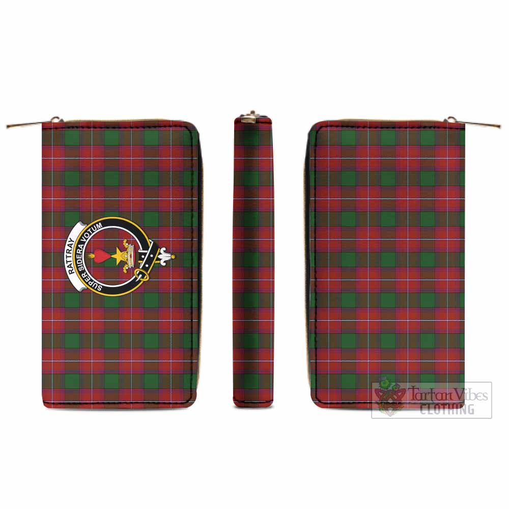 Tartan Vibes Clothing Rattray Tartan Women's Leather Wallet with Family Crest