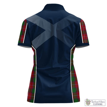 Rattray Tartan Women's Polo Shirt with Family Crest and Lion Rampant Vibes Sport Style