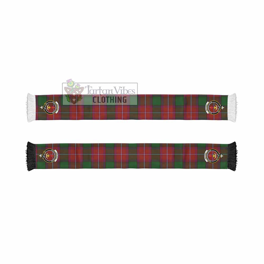 Tartan Vibes Clothing Rattray Tartan Ruffneck Scarf with Family Crest