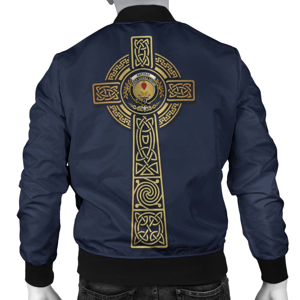 Rattray Clan Bomber Jacket with Golden Celtic Tree Of Life - Tartanvibesclothing