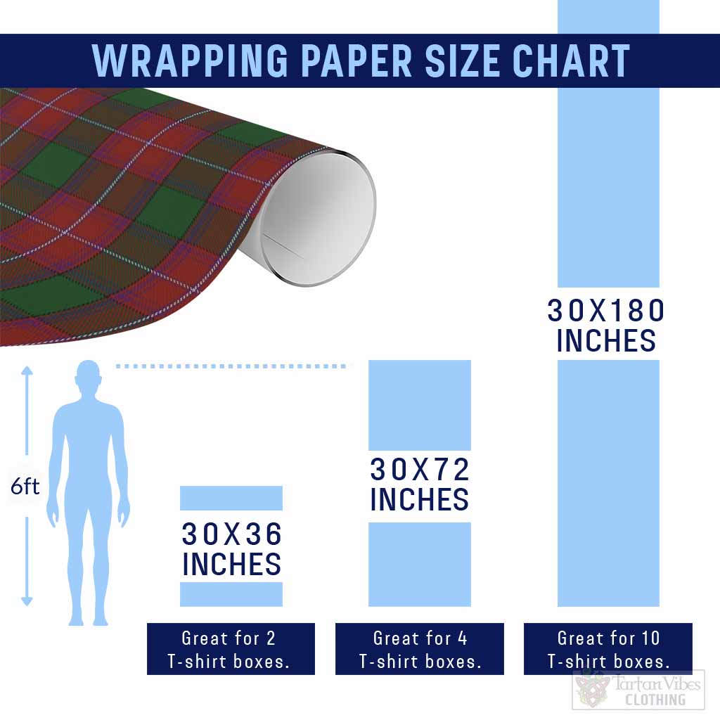 Rattray Classic Tartan Wrapping Paper, Classic Scottish Plaid Gift Wrap