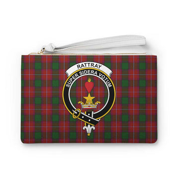 Rattray Family Crest Tartan Clutch Bag