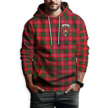 Rattray Modern Tartan Hoodie with Family Crest