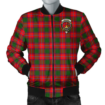 Rattray Modern Tartan Bomber Jacket with Family Crest