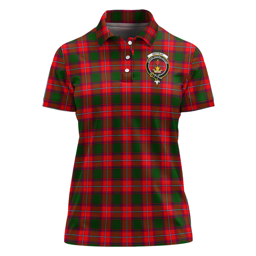 rattray-modern-tartan-polo-shirt-with-family-crest-for-women
