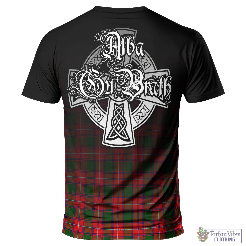 Tartan Vibes Clothing Rattray Modern Tartan T-Shirt Featuring Alba Gu Brath Family Crest Celtic Inspired