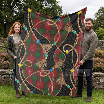 Rattray Scottish Tartan Twisted Ropes Stylized Blanket - Tartan Vibes Clothing