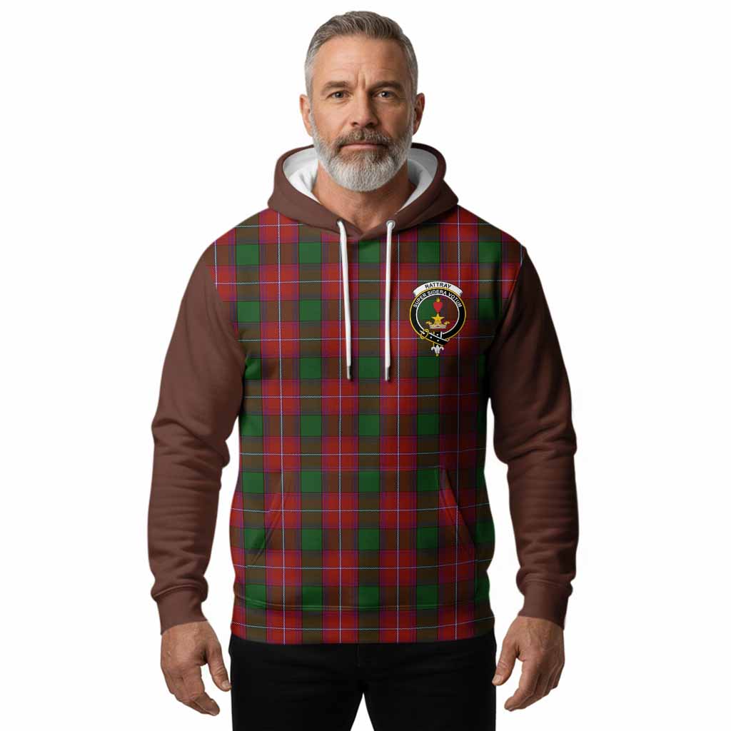 Rattray Tartan Accent Hoodie with Family Crest