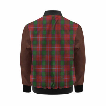 Rattray Tartan Accent Kid Bomber Jacket with Family Crest