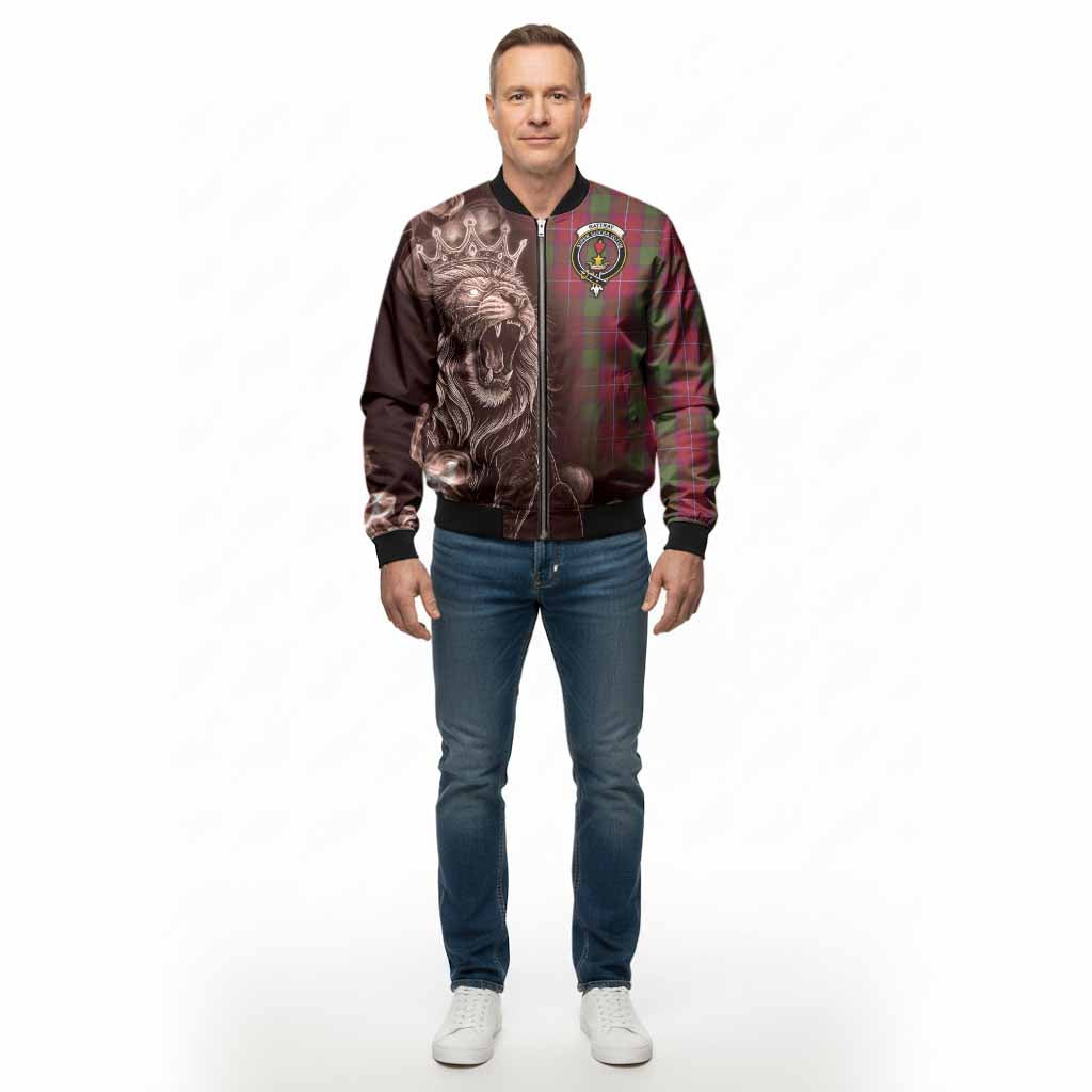 Rattray Tartan Bomber Jacket Roaring Lion Heritage