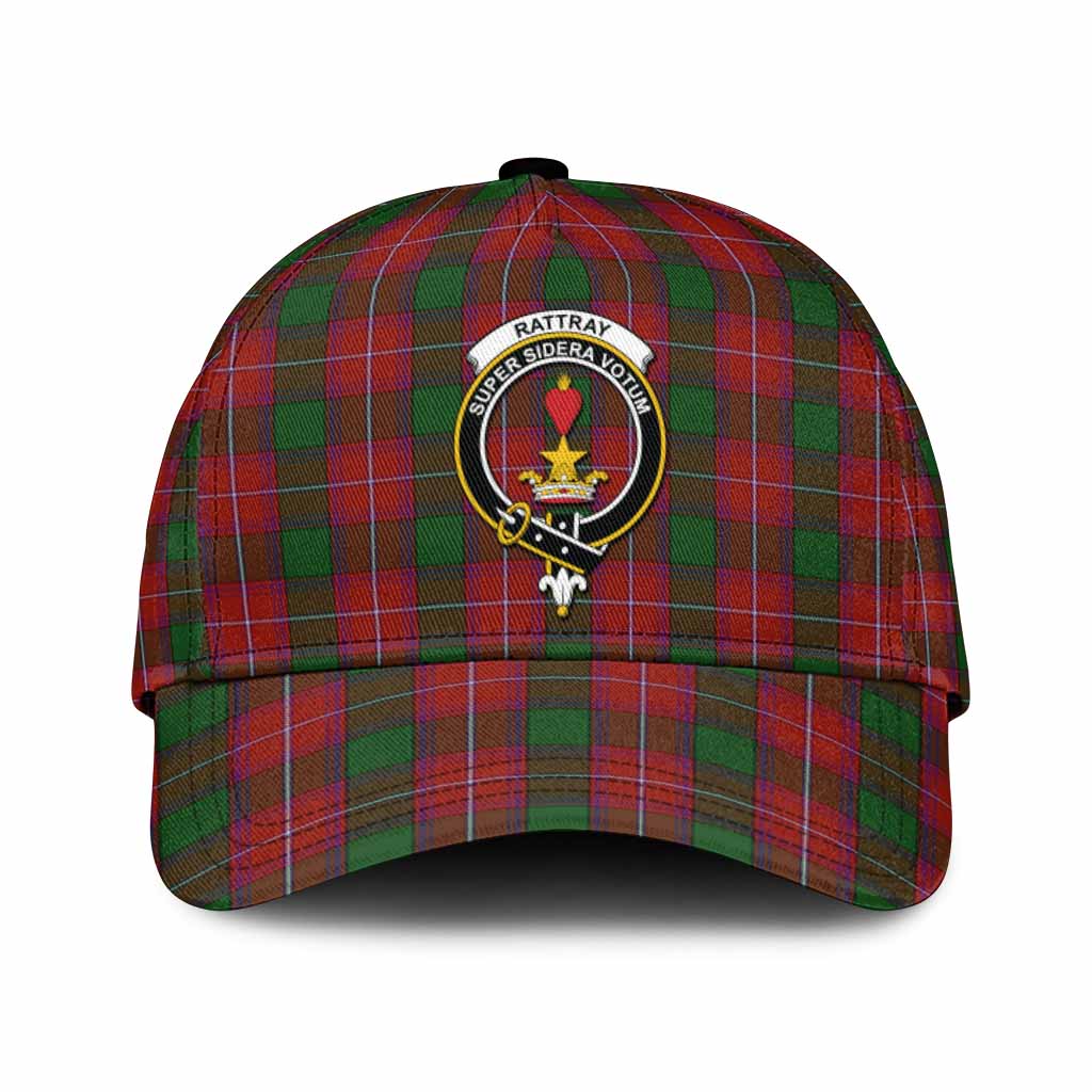Rattray Tartan Classic Cap with Family Crest