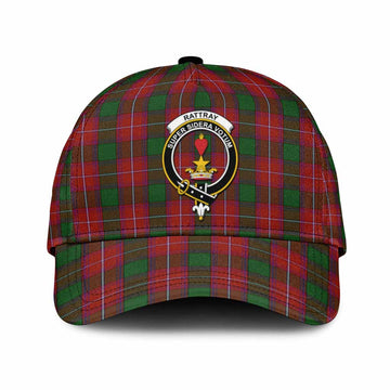 Rattray Tartan Classic Cap with Family Crest