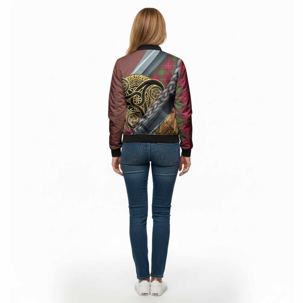 Rattray Tartan Crest Bomber Jacket Scottish Triskele Celtic