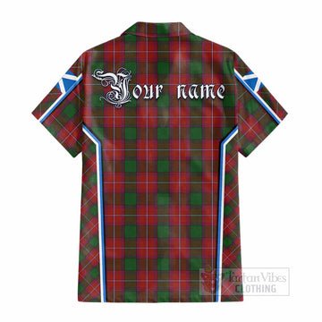 Rattray Tartan Crest Cotton Hawaiian Shirt Scotland Coat of Arm Flag Style - Tartan Vibes Clothing
