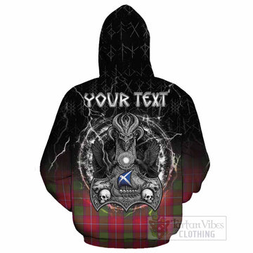 Rattray Tartan Crest Cotton Hoodie Celtic Odin's Raven Legacy