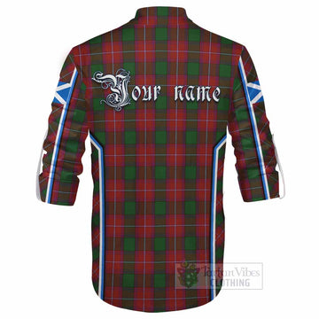 Rattray Tartan Crest Ghillie Kilt Shirt Scotland Coat of Arm Flag Style - Tartan Vibes Clothing
