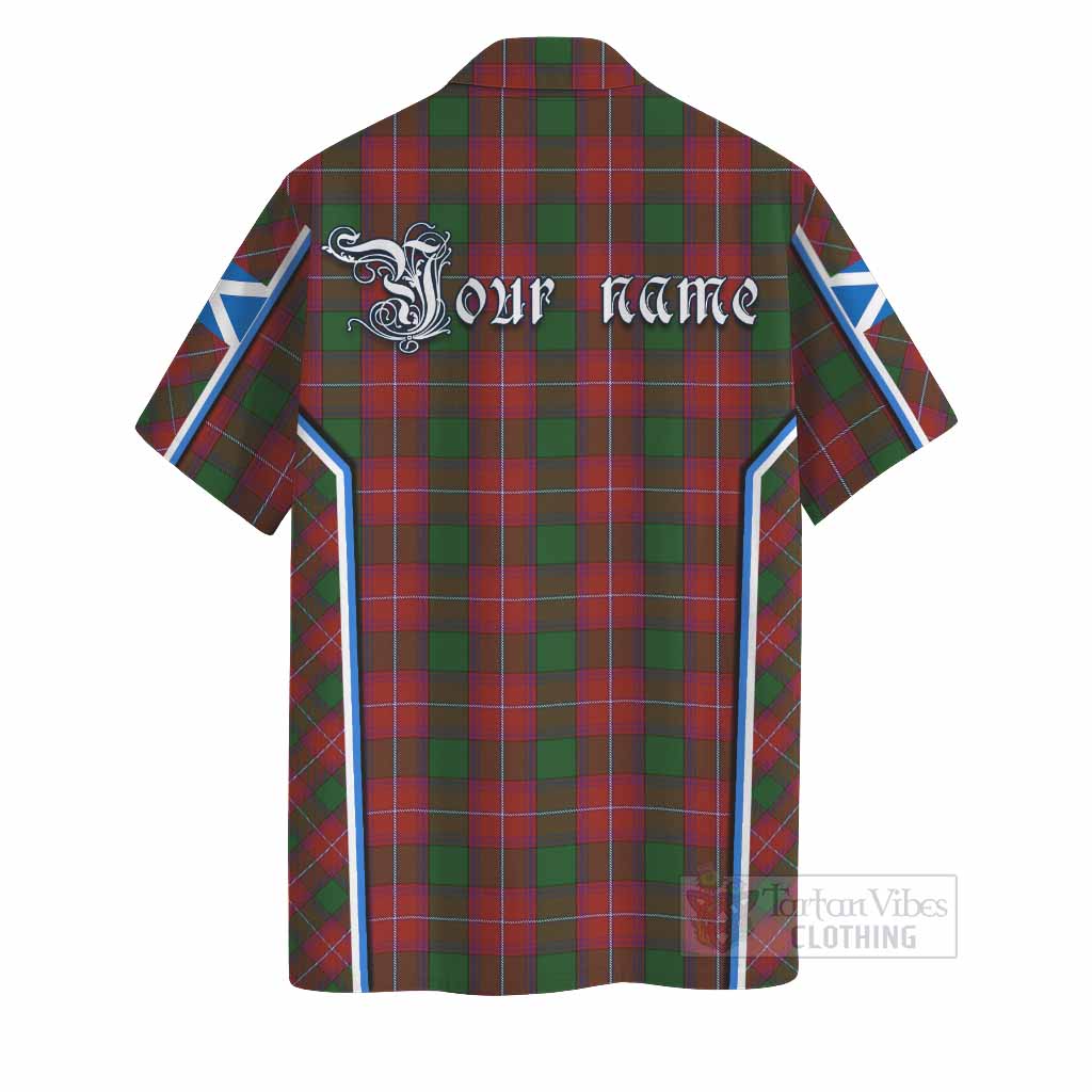Rattray Tartan Crest Hawaiian Shirt Scotland Coat of Arm Flag Style - Tartan Vibes Clothing