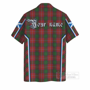 Rattray Tartan Crest Hawaiian Shirt Scotland Coat of Arm Flag Style