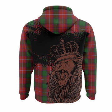 Rattray Tartan Crest Hoodie Crowned Lion Heritage Style