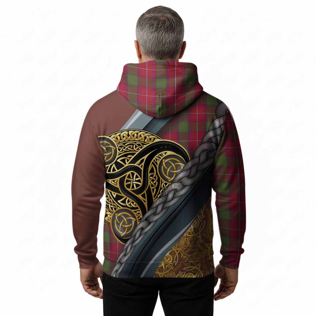 Rattray Tartan Crest Hoodie Scottish Triskele Celtic