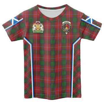 Rattray Tartan Crest Kid T-shirt Scotland Coat of Arm Flag Style